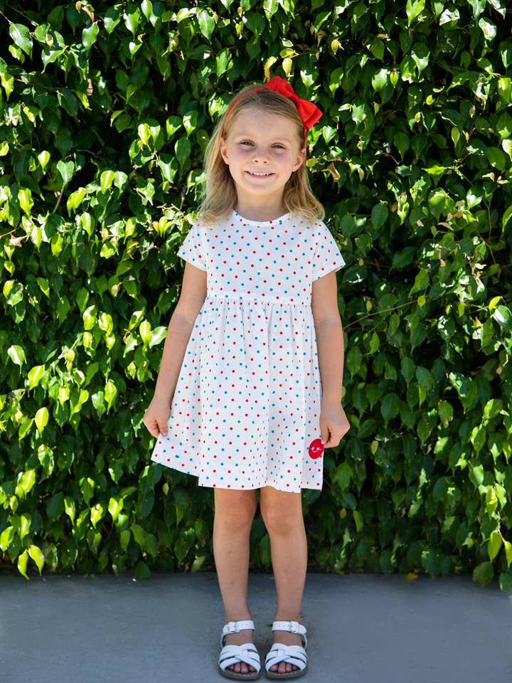 Dimanche Americana Dots pour la vente par Smiling Button