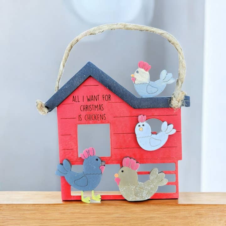The Timber Lane Company - Wholesale Ornament - Chicken Christmas Ornament