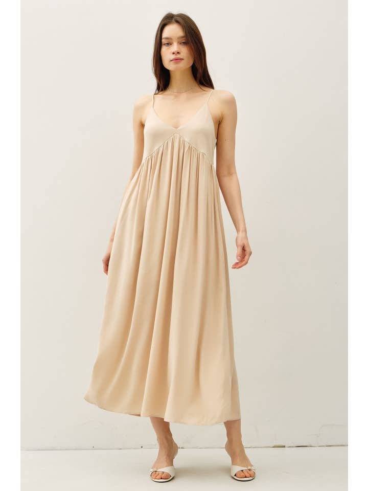 Be Cool - Wholesale Dress - Women's - BREEZY BABY DOLL MAXI DRESS