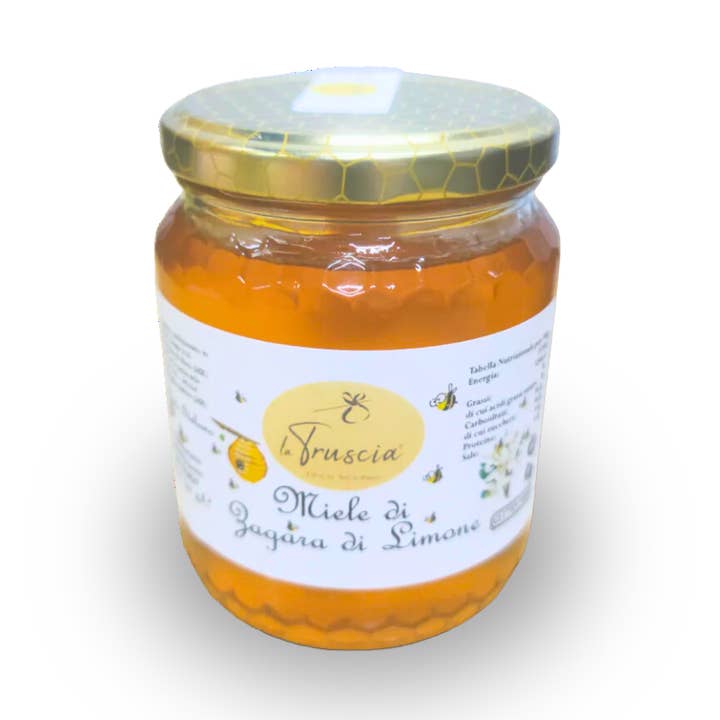 Sicilian Lemon Blossom Honey 500g for wholesale by La Truscia Tipico Siciliano