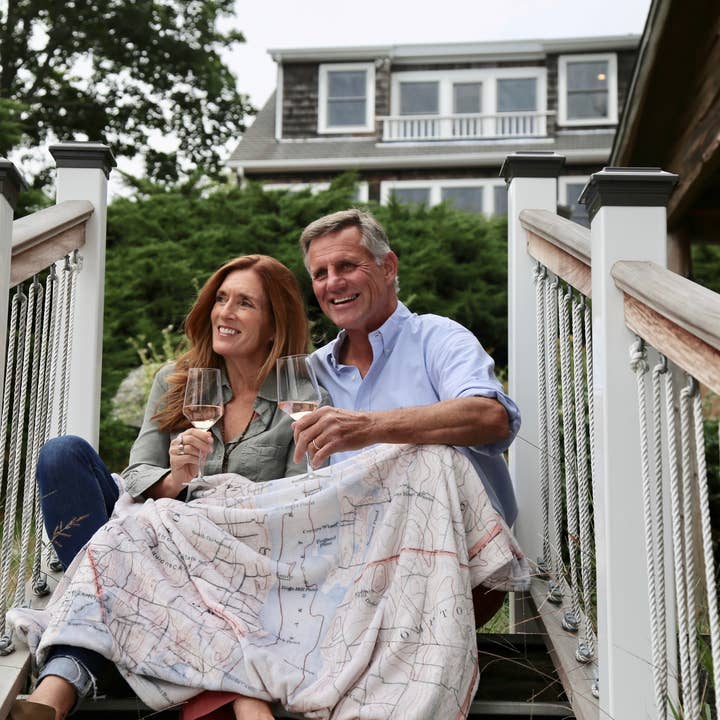 Maritime Tribes LLC - Wholesale Throw Blanket - Local Map Throw Blanket- Custom Destination Gift, Super Soft5