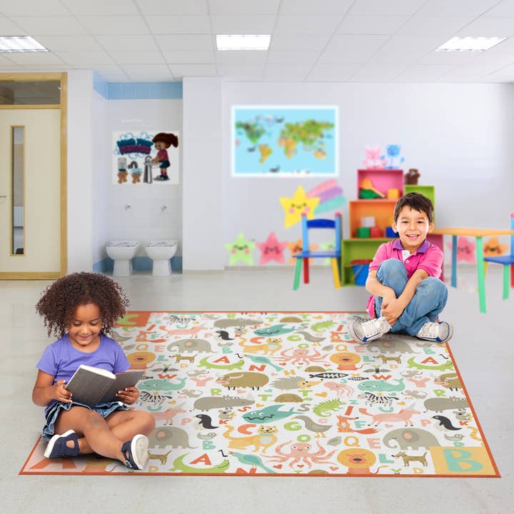 Quickway Imports - Wholesale Area Rug - Kids & Baby - Colorful Kids Classroom Playroom Play Seating Area Rug4