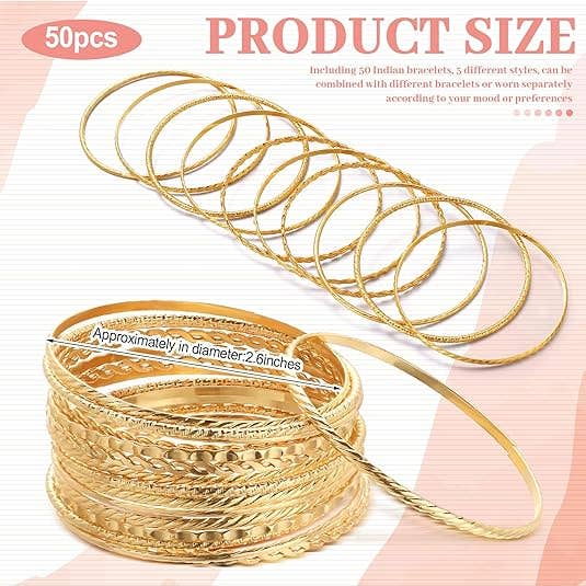 Crover - Wholesale Jewelry Set - Gold Boho Bangle Bracelet 1