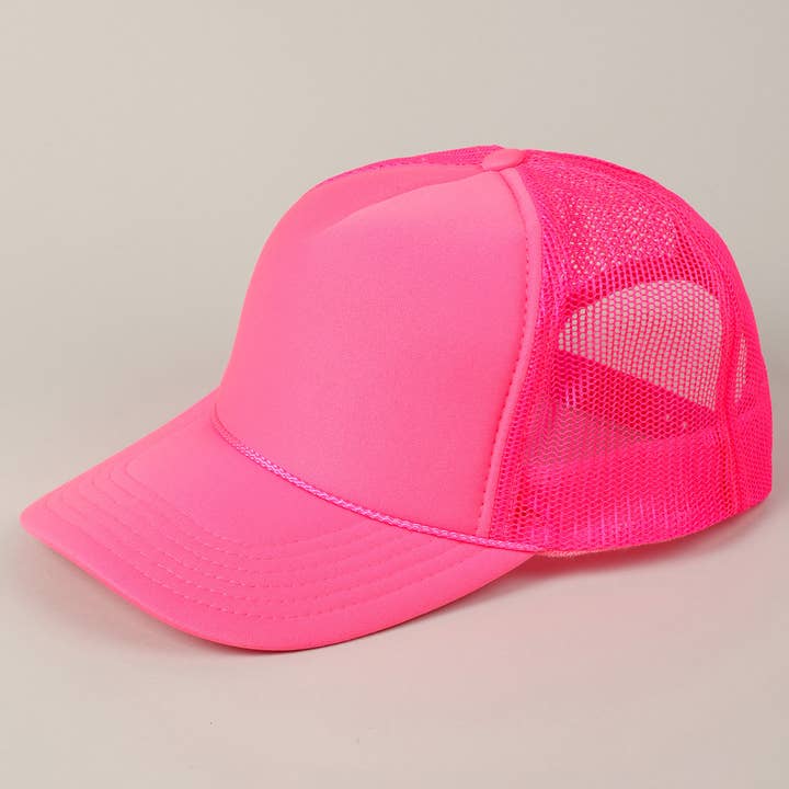 Fashion City - Wholesale Trucker hat – Unisex - Solid Color OTTO 5-Panel Foam Mesh Back Trucker Hat14