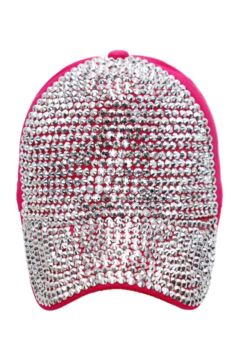 Cap Zone – wholesale Baseballkeps - Dam – Full Bling Rhinestone Twill Bomullsbasebollkeps7
