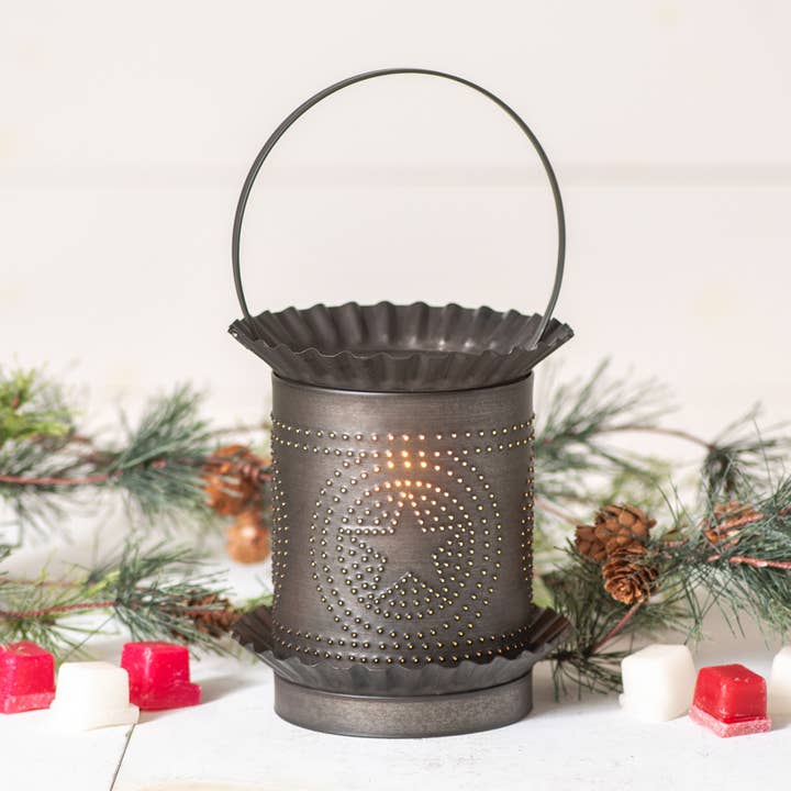 Irvin's Tinware - Wholesale Wax Warmer - Jumbo Wax Warmer with Regular Star in Kettle Black1