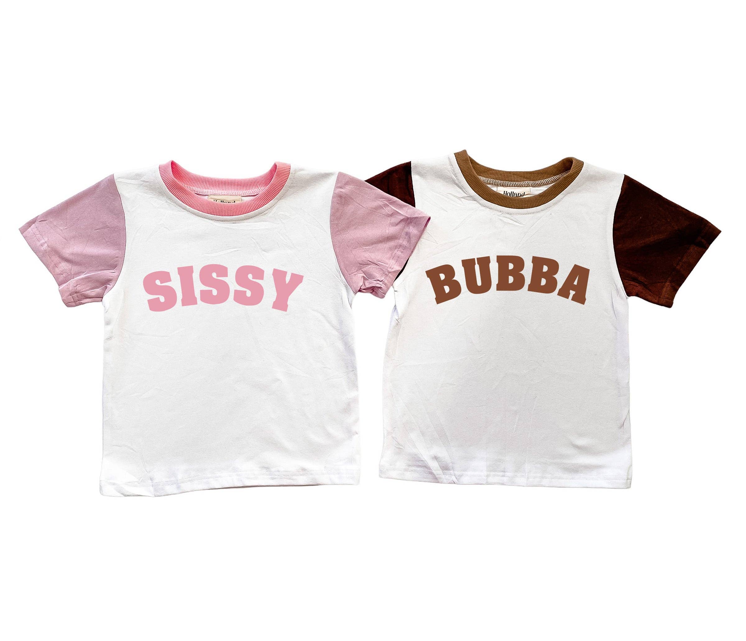 Holland Ave Clothing - Vente T-shirt sérigraphié – enfant - Sissy | Chemise à blocs de couleur pour filles3
