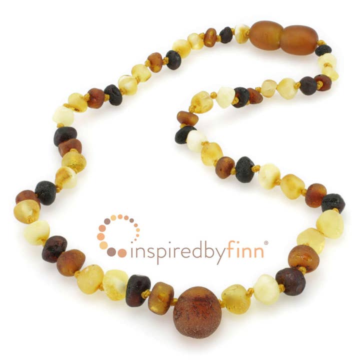 Raw Baltic Amber Necklace – Diversity Pendant | 12 – 20” for wholesale by Inspired By Finn