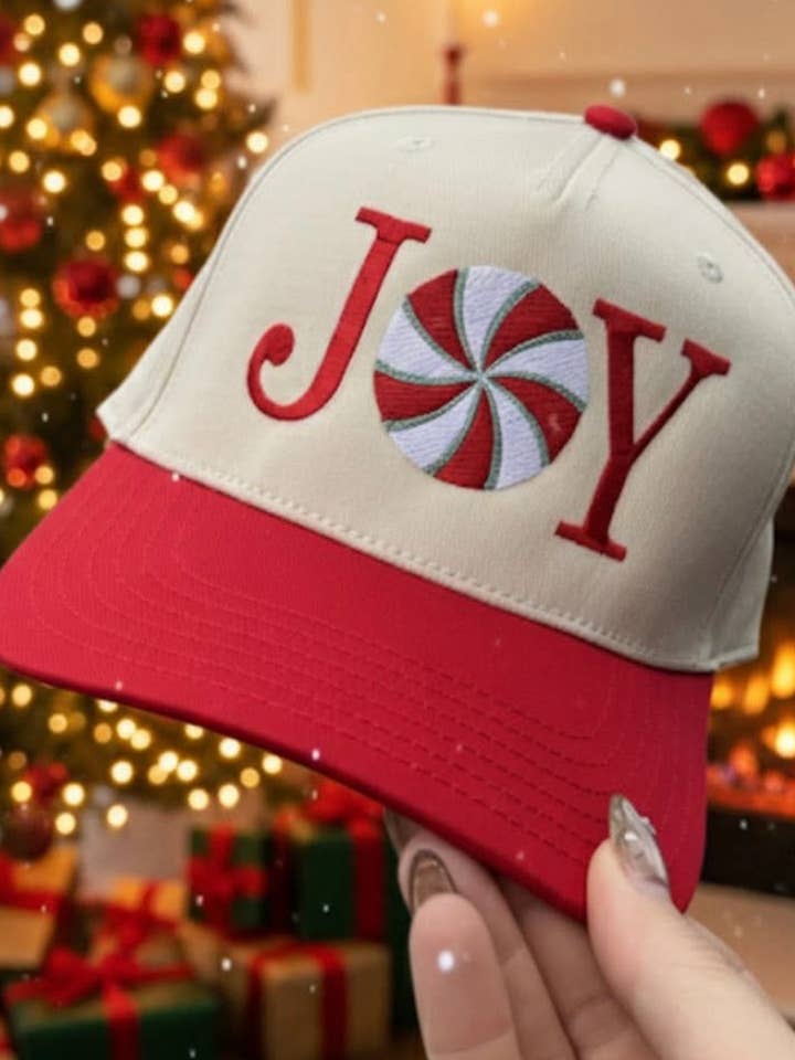 Cappello Rosso alla Menta di Gioia per la vendita all'ingrosso da parte di Lucky Girl TX