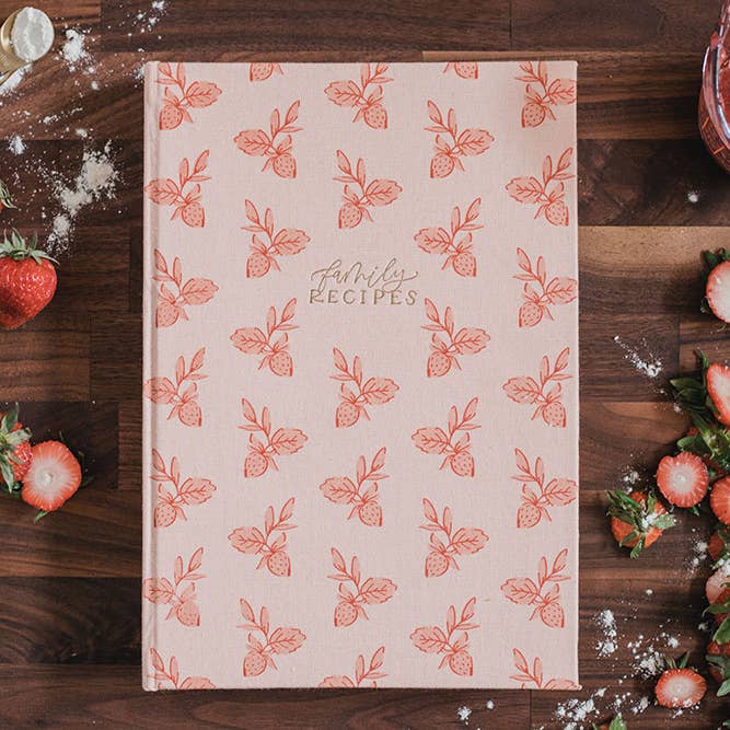 Strawberry Heirloom Recipe Book for wholesale by 1canoe2 | One Canoe Two Paper Co.
