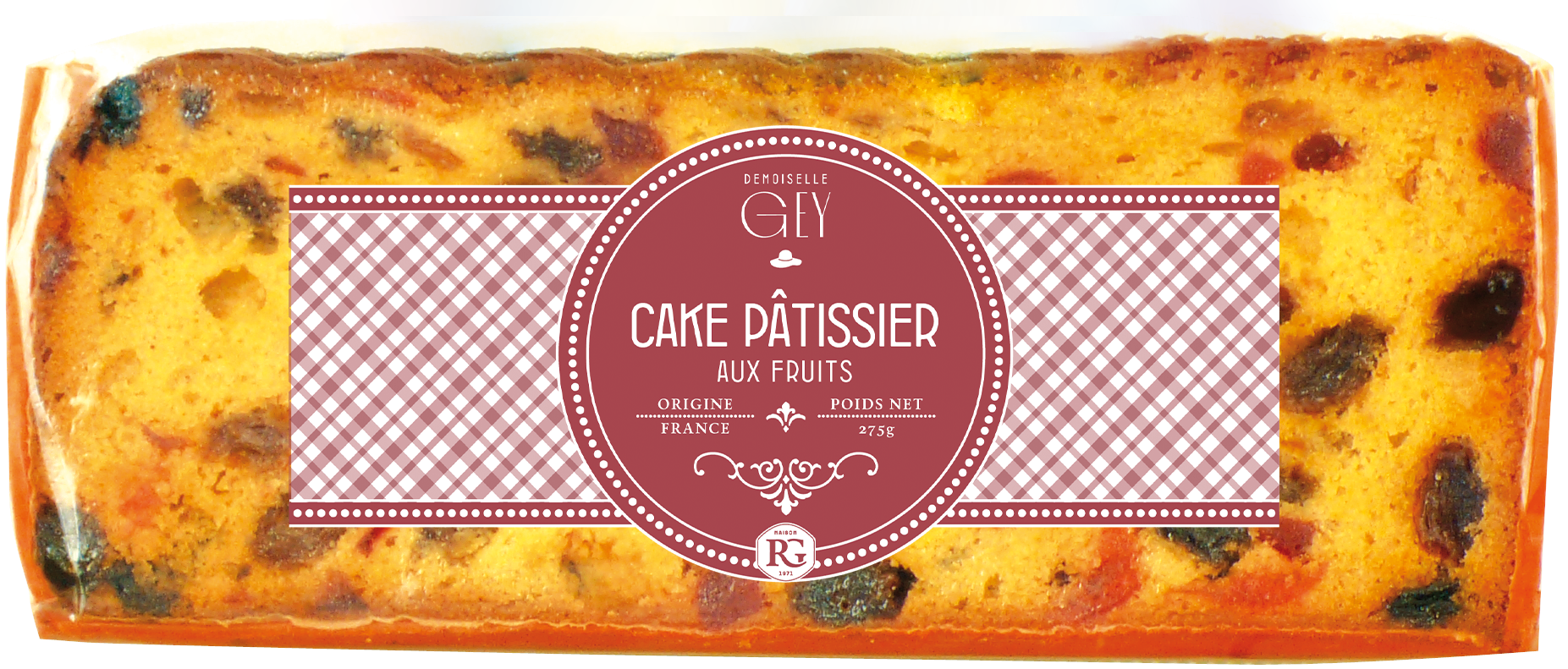 Maison RGEY - Wholesale Cake - Pastry Butter Fruit Cake 275g -Demoiselle GEY - 714390