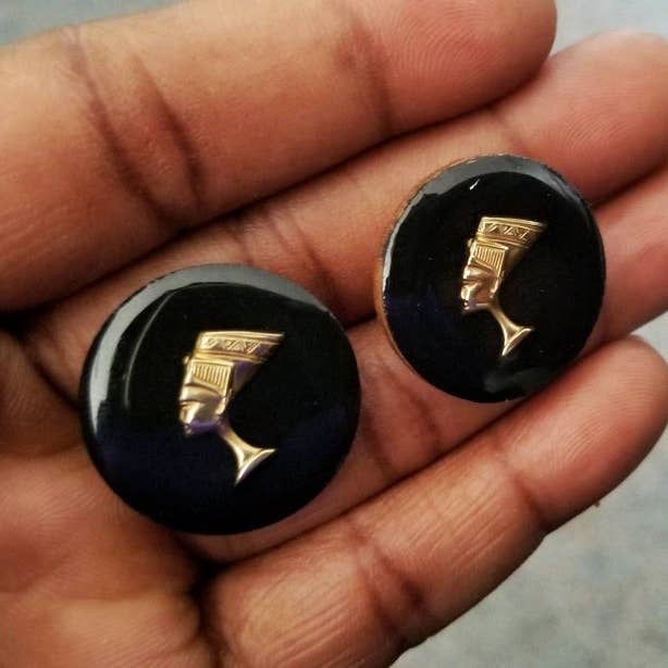 Nefertiti Studs for wholesale by Holey Moley Accessories