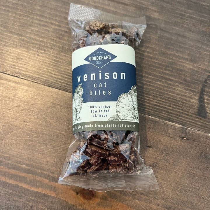 Goodchap's - Wholesale Pet Treats - Cat - Venison - Cat Bites | CDU of 14 Packs 1