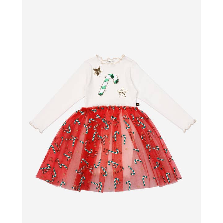 Zuckerstangen-Stern-Tutu-Kleid für den Großhandel von Petite Hailey