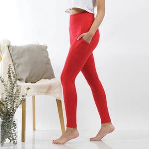 Purchase Wholesale red leggings. Free Returns & Net 60 Terms on Faire