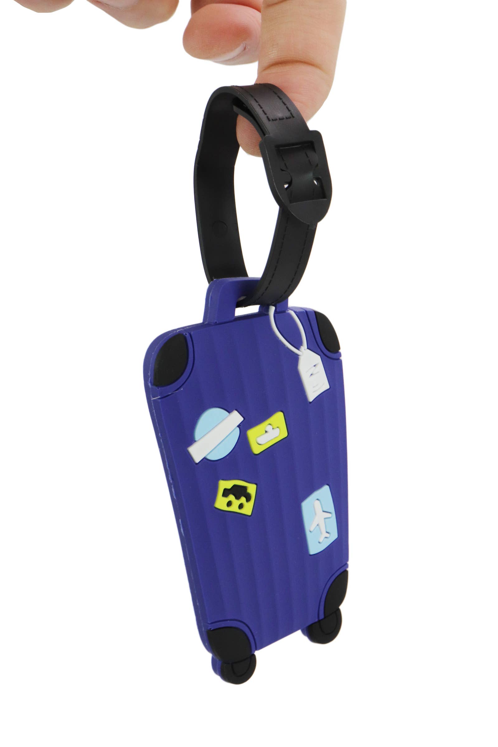 Cap Zone - Wholesale Luggage Tag - Travelers Whimsical Cartoon Silica Luggage Tag - 12 pcs4