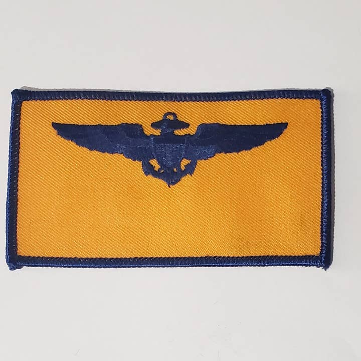 Navy Pilot Blue/Gold 4" for wholesale by Military Patches & Pins