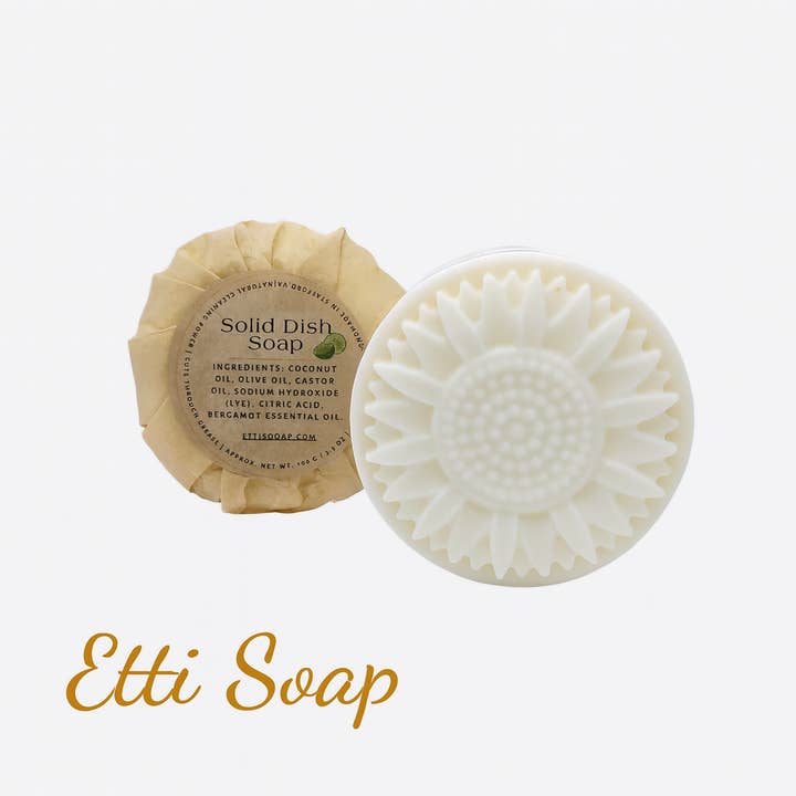 Etti Soap LLC - Wholesale Dish Soap - Eco-Friendly Solid Dish Soap with Bergamot Essential Oil1