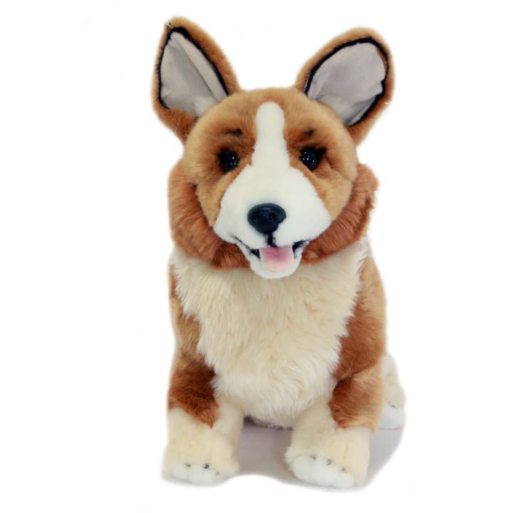 Windsor - Taille Corgi 28 cm/11 pouces pour la vente par Bocchetta Plush Toys