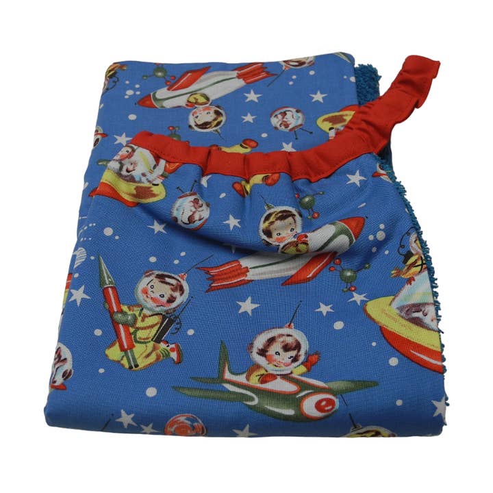 Elastic child napkin rocket model for wholesale by Petits Pinpins