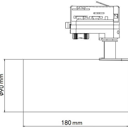 TulpLux - Wholesale Accent/Desk Lamp - LED 3-phase railspot 30w 4000lm White1