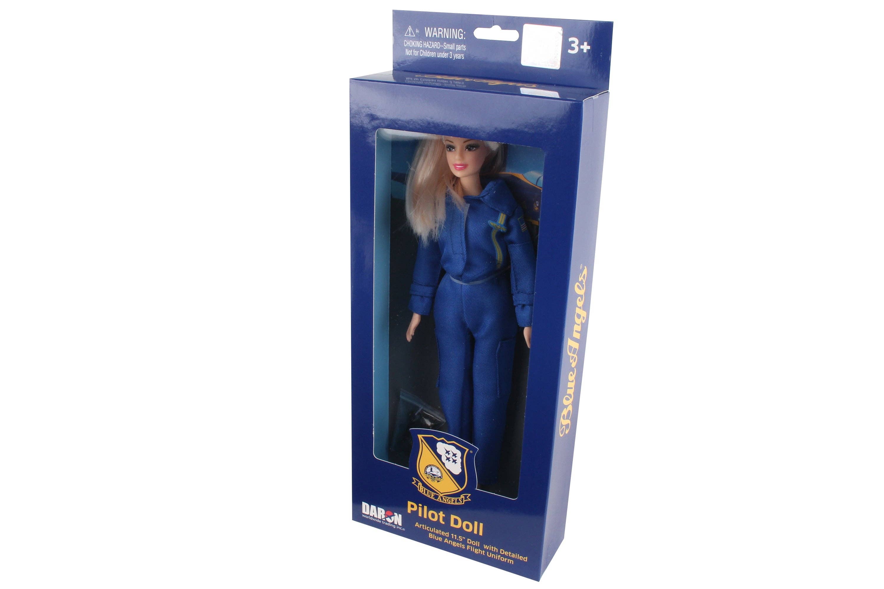 Daron Worldwide Trading - Wholesale Doll - Kids - DA381 Blue Angels Doll Female  by Daron Toys5
