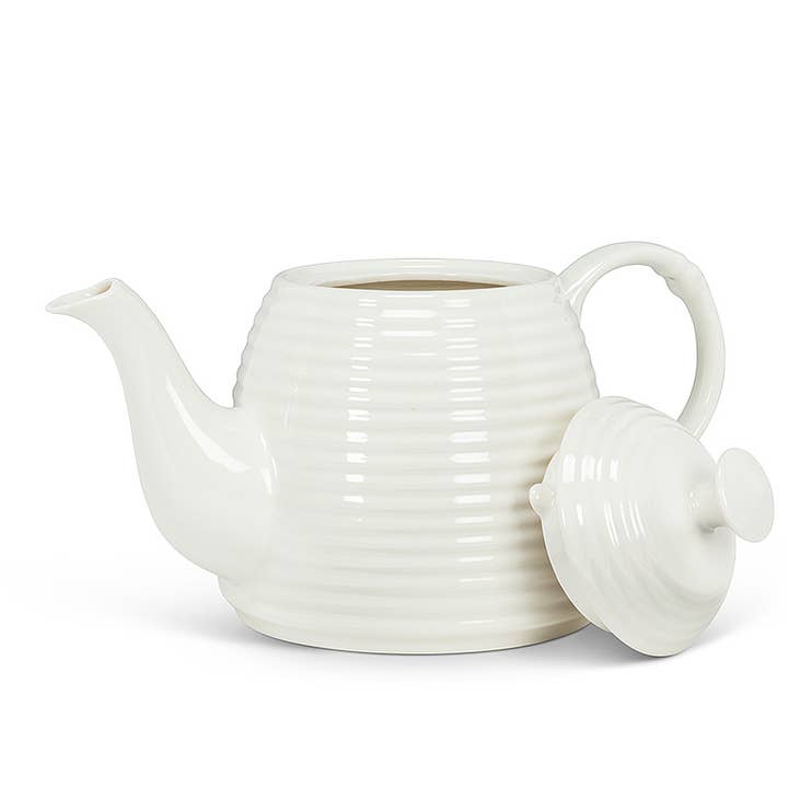 Abbott - Wholesale Tea Pot - Beehive Shaped Teapot-9.5"L (28oz)-516