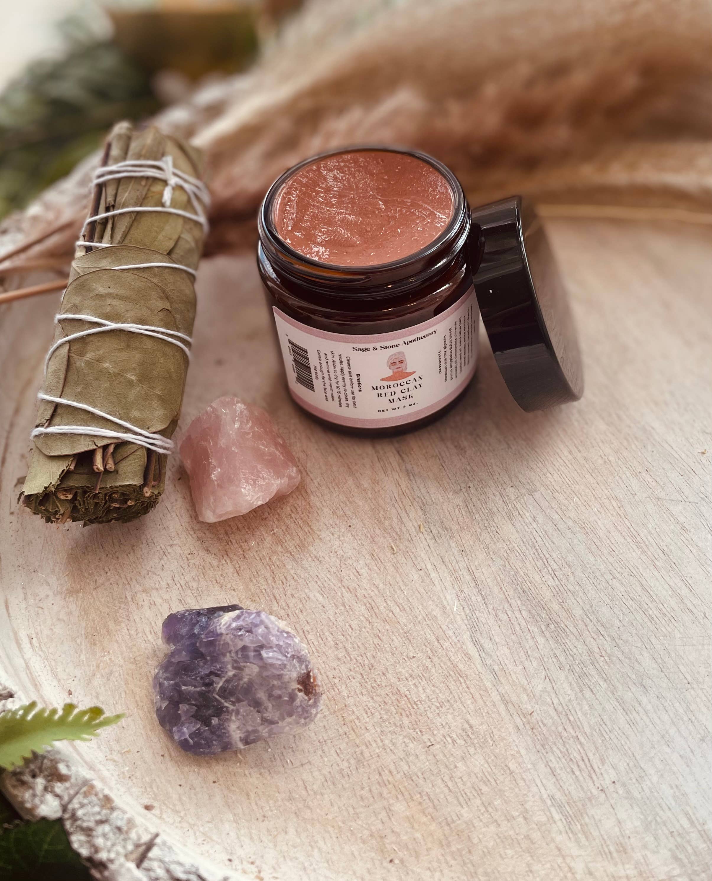 Sage & Stone Apothecary - Wholesale Gezichtsmasker - Marokkaans masker met rode klei2