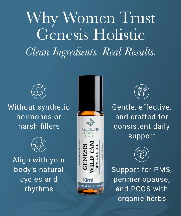 Genesis Holistic Health - Wholesale Essential Oil Roll-On - Genesis Wild Yam Roll On Oil™ 10ml2
