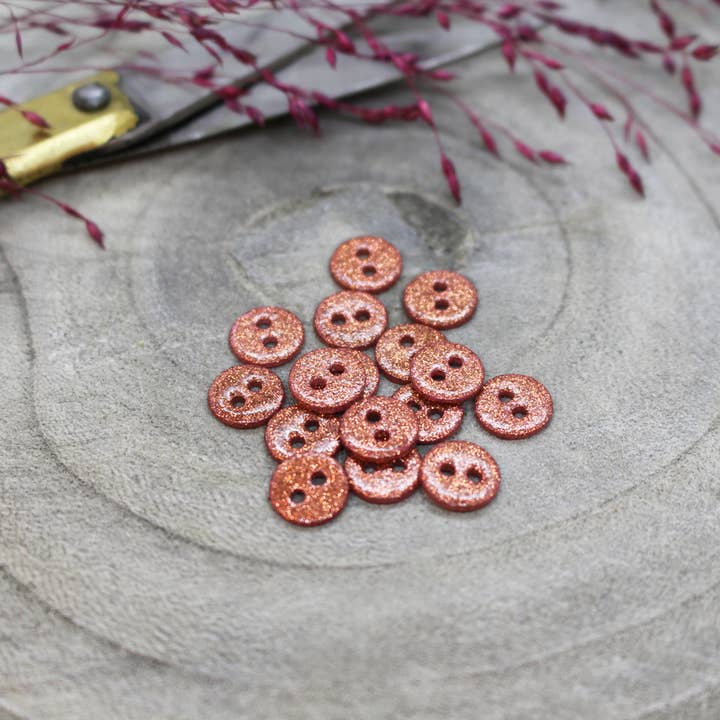 Glitter Buttons - Melba for wholesale by Atelier Brunette - Fabrics & Sewing Patterns Shop