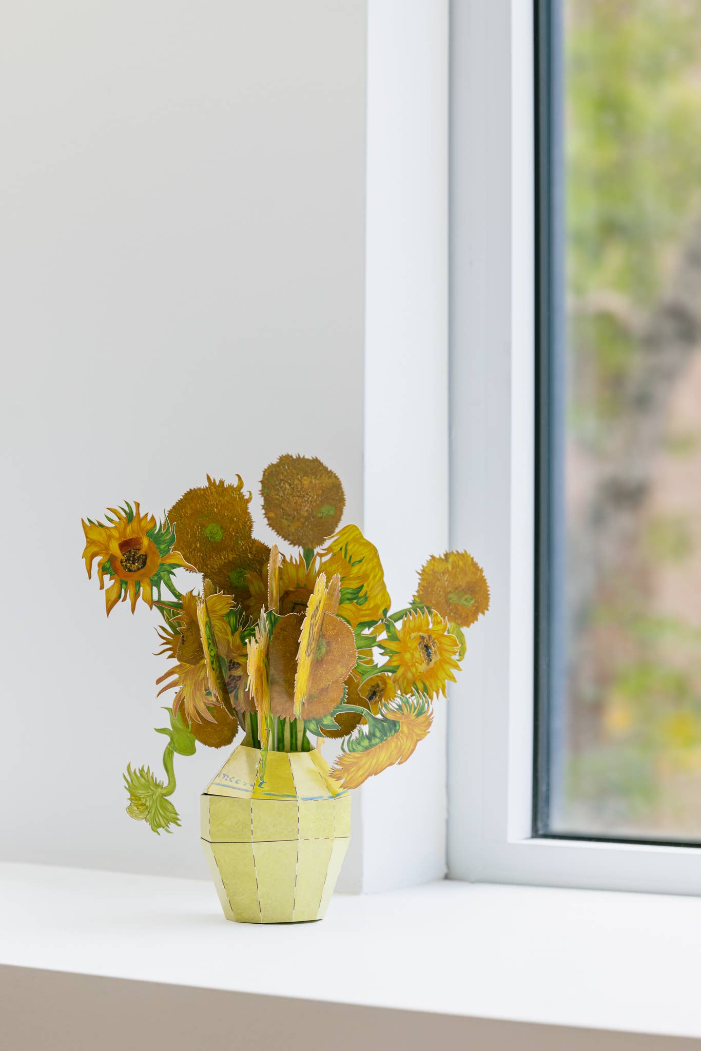 Today is Art Day – Großhandel Künstliche Blumen – Vincent van Gogh - Sonnenblumen - Papierstrauß9