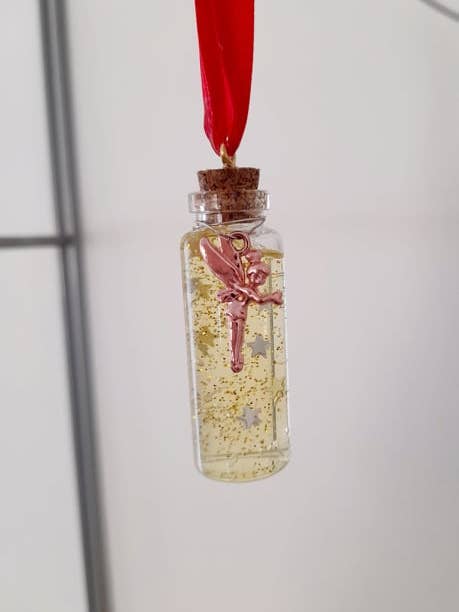 Tinkerbell ornament med glitter for engroshandel hos Babilutje