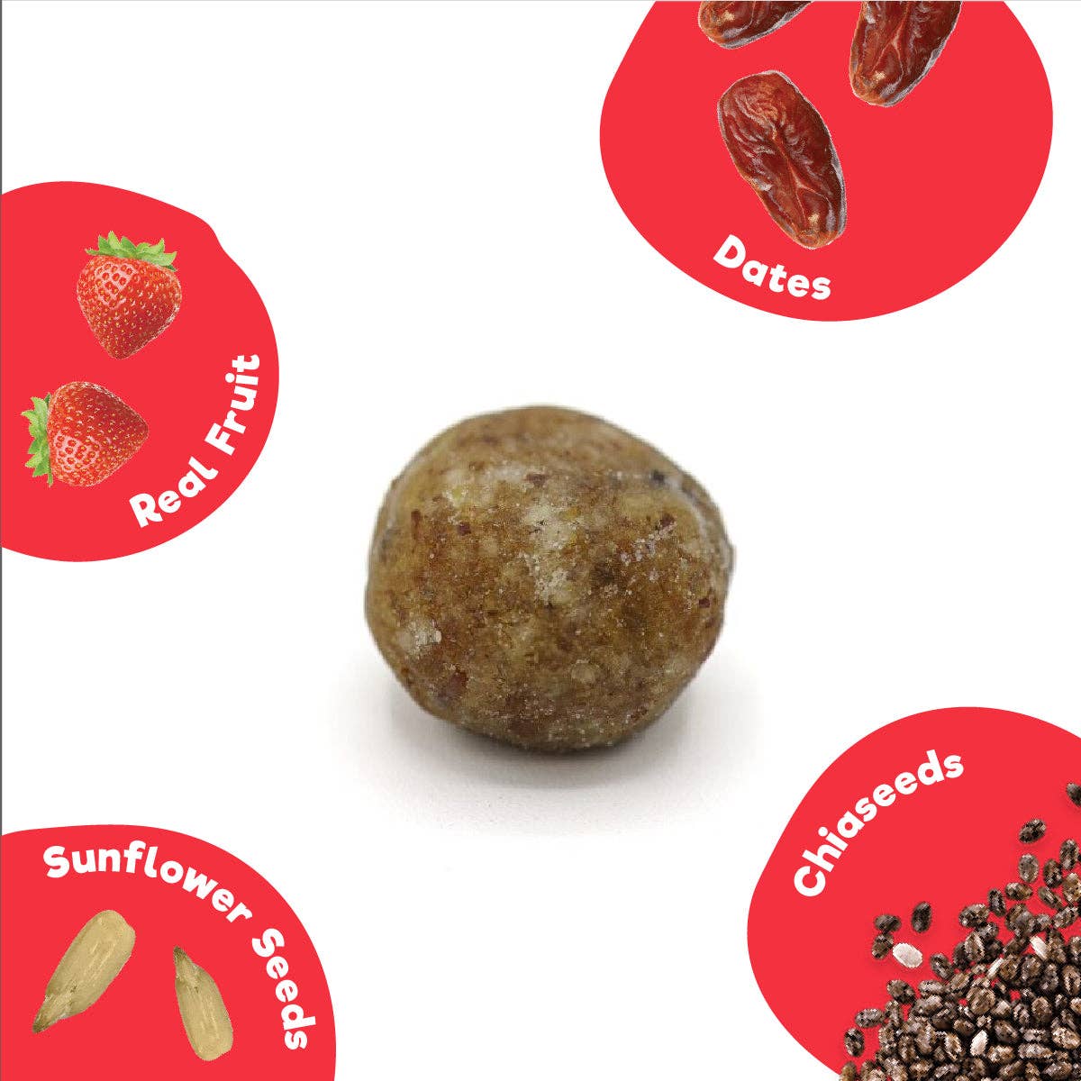 Good4U - Wholesale Fruit Snacks - Strawberry Nutri Balls4