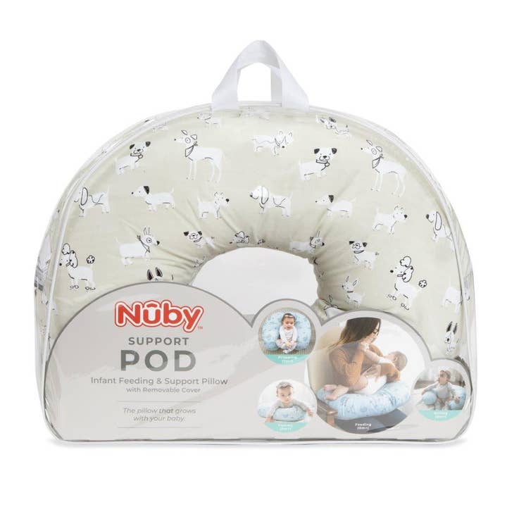 Dr. Talbot's - Wholesale Nursing Pillow/Pad - Maternity - Support Pod Infant Feeding & Support Pillow - Dog Print1