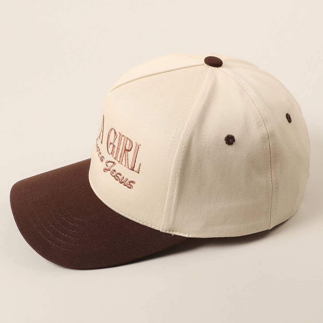 Fashion City - Wholesale Trucker Hat - Women's - Just A Girl Who Loves Jesus Embroidery Trucker Hat7