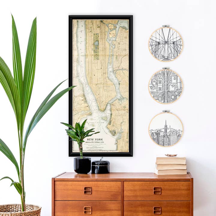 Embroidery and Sage - Vendita all'ingrosso Attrezzatura per ricamo/punto croce - Bird's Eye View, NYC - kit da ricamo3