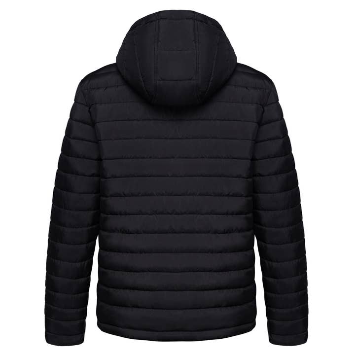 Rokka & Rolla - Wholesale Puffer Jacket - Men's - Men's Midweight Puffer Jacket Hooded Coat7