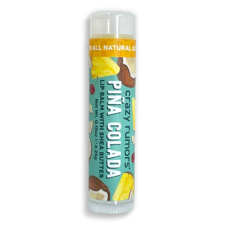 Crazy Rumors - Wholesale Lip Balm - All Natural, Vegan Pina Colada Lip Balm1
