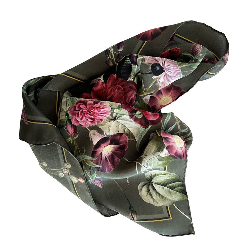 Koustrupco - Wholesale Scarf - Women's - Silk scarf - Blossom Garden - 50 x 50 cm2