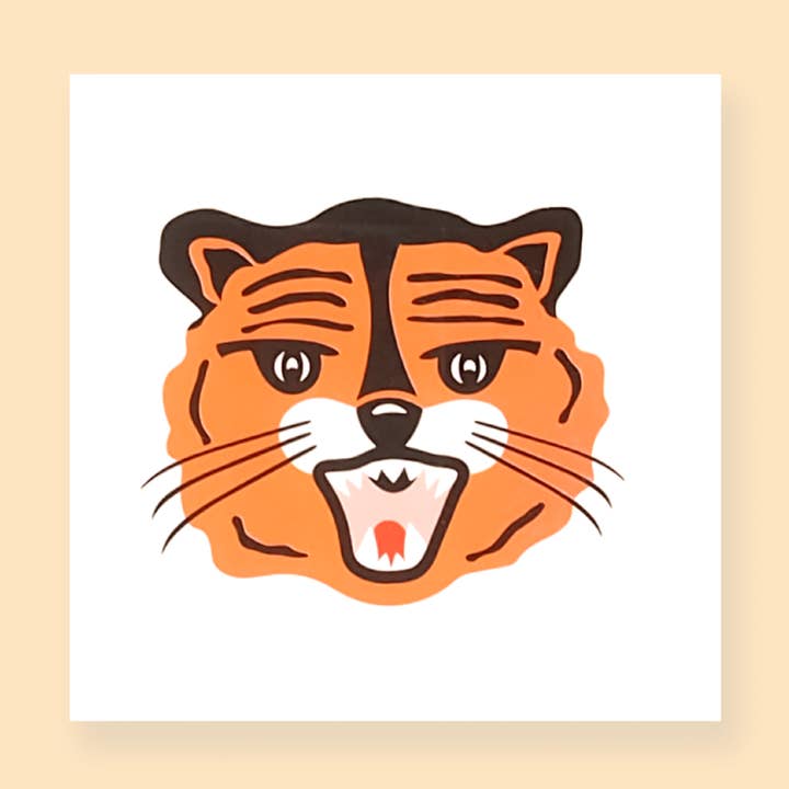 Temporary Tattoo Jungle Tiger for wholesale by wowgoods