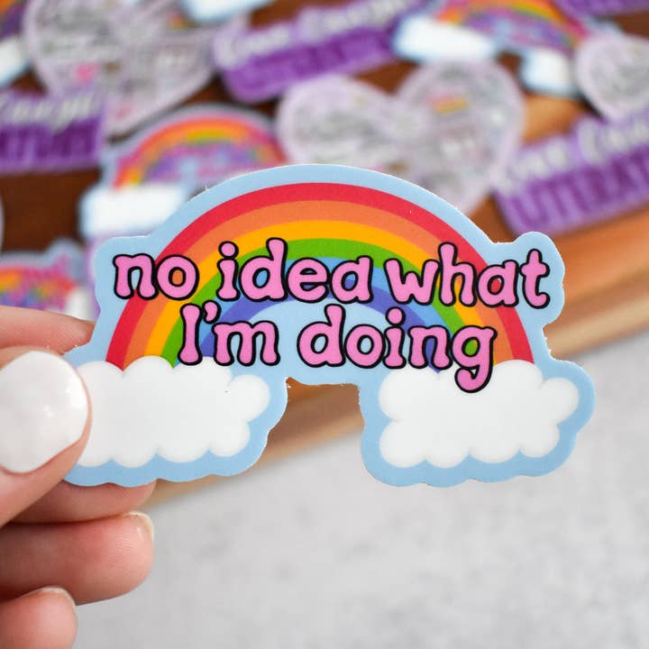 No Idea What I’m Doing Sticker for wholesale by Kyn You Believe It