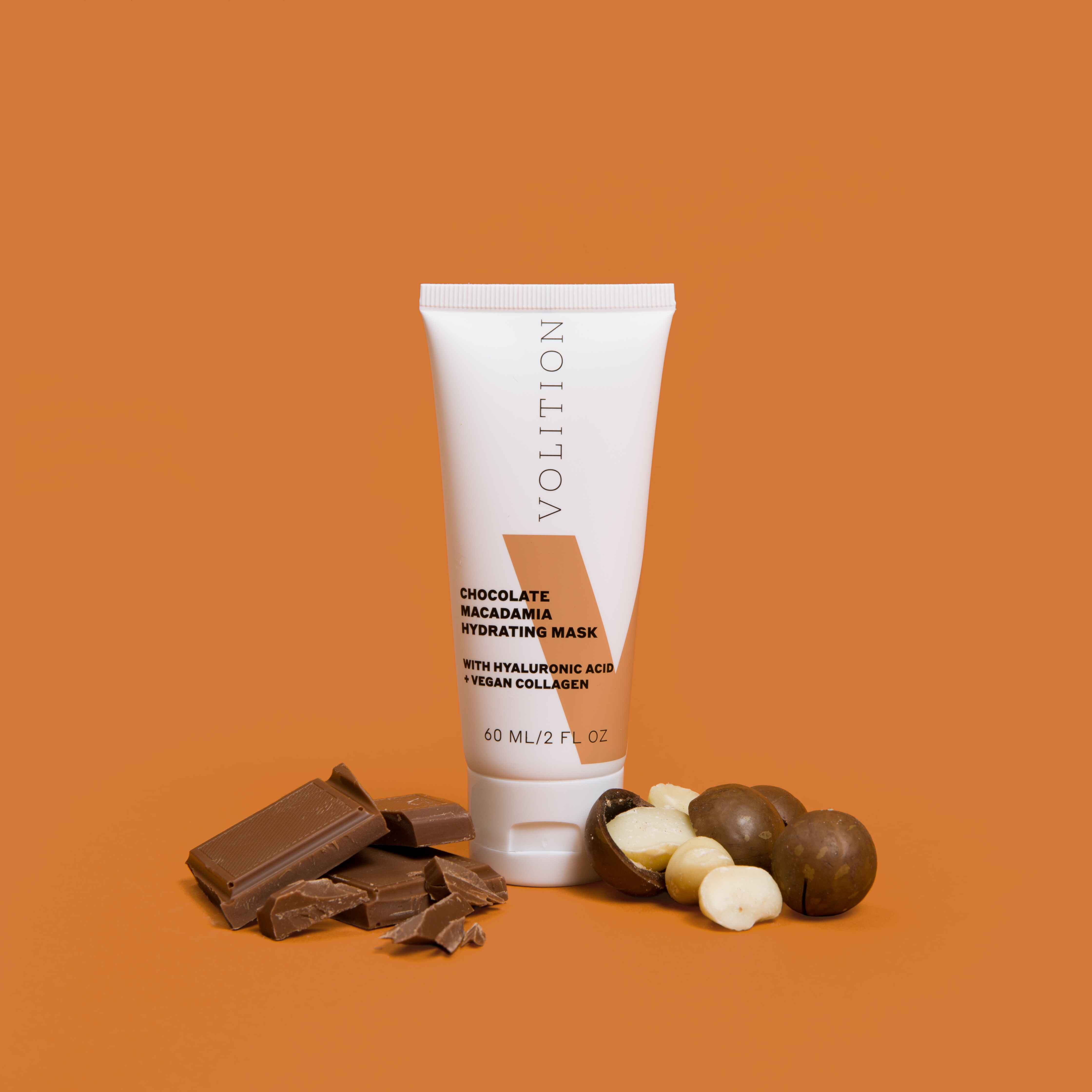 Volition Beauty - Wholesale Skincare Face Mask -  Chocolate Macadamia Hydrating Mask9