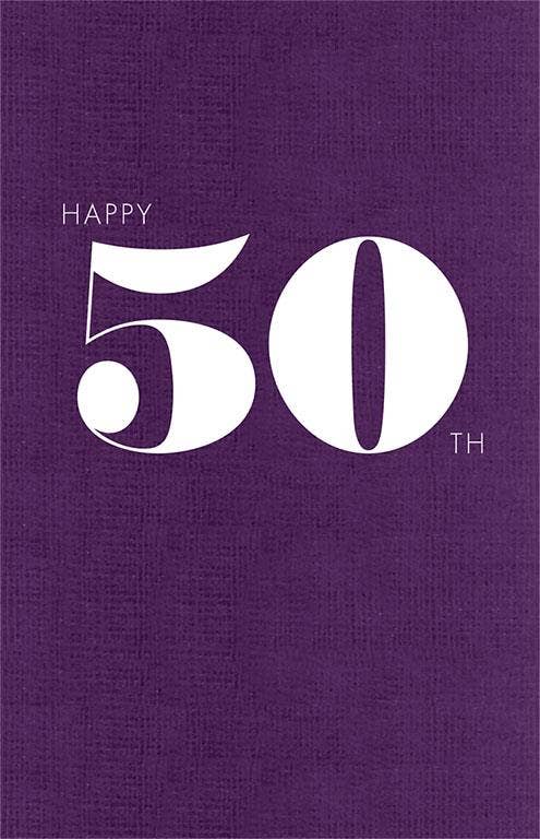 Found Image Press - Wholesale Sticker - Sticker HB-471 Happy 50th0