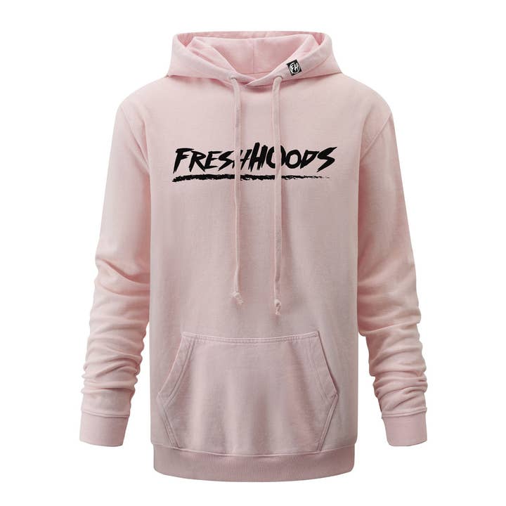 FRESHHOODS Pink Hoodie for wholesale by FreshHoods