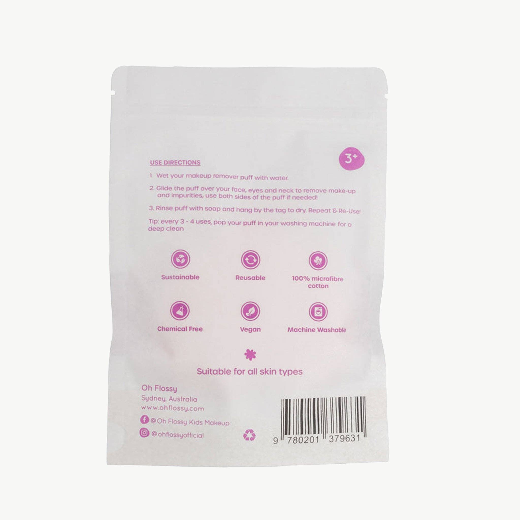 Oh Flossy - Wholesale Makeup Remover - Oh Flossy Makeup Remover Puff2