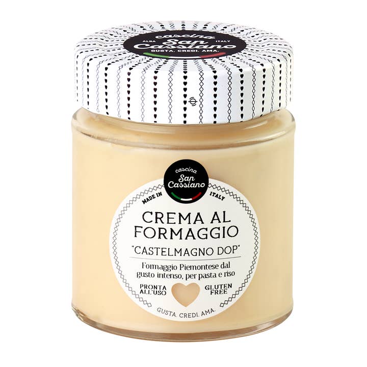 CASCINA SAN CASSIANO SRL - Wholesale Pasta Sauce - Castelmagno Dop Cheese Cream 150 g - Gluten free