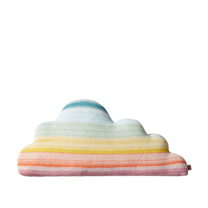 Cloud Medium Shaped Cushion - Rainbow for wholesale by Donna Wilson