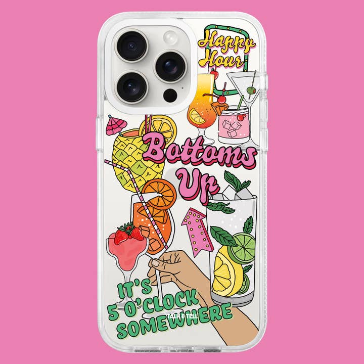 Cocktail Hour iPhone Case for wholesale by Talk and Tell