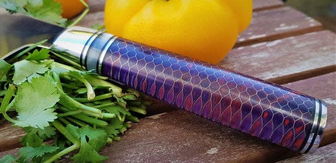 STERNSTEIGER - Vente Couteau de cuisine/multi-usage - Couteau de chef Yukimura avec revêtement en titane5