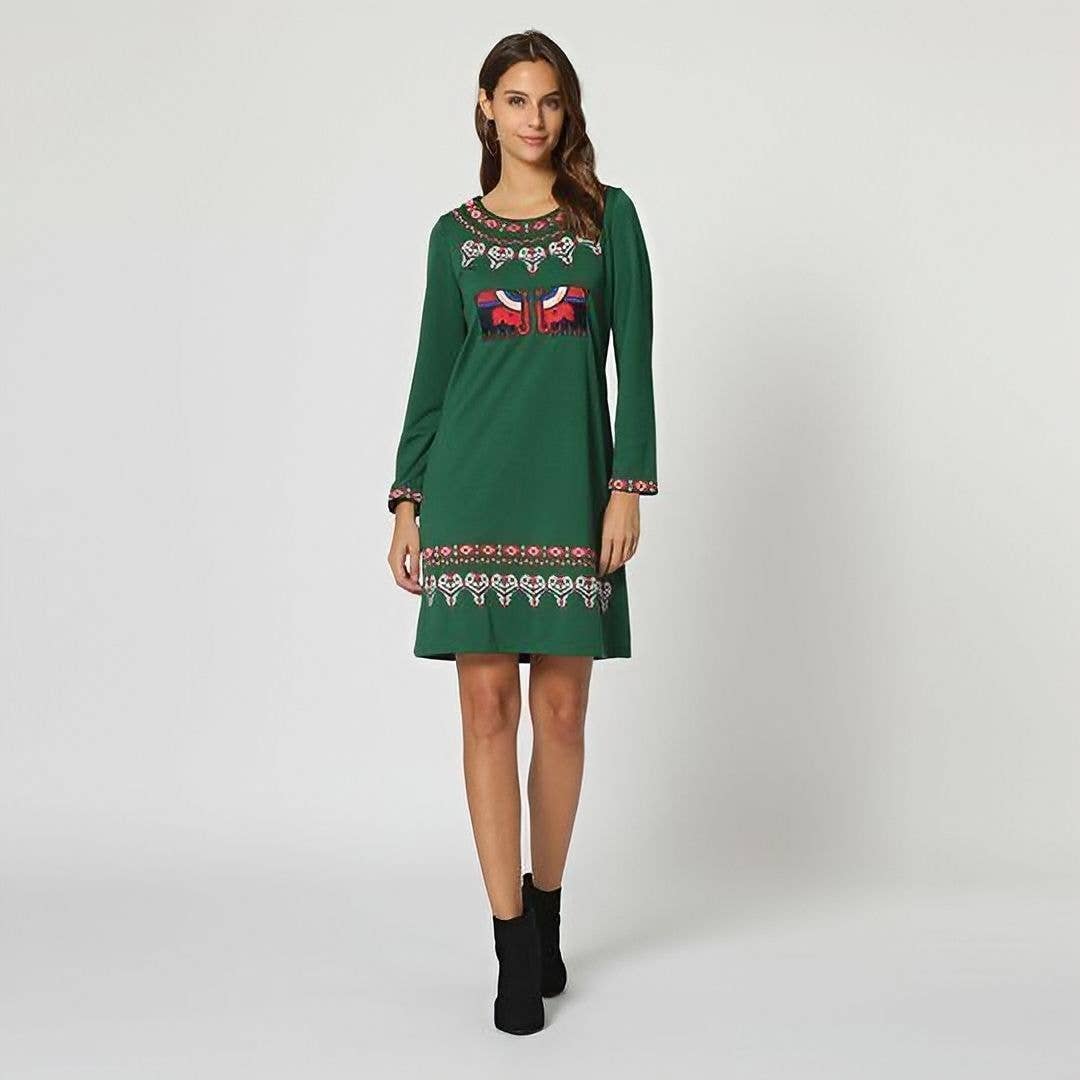 BanBat – Engroshandel Kjole - Dame – Broderet kjole - AN-1605223